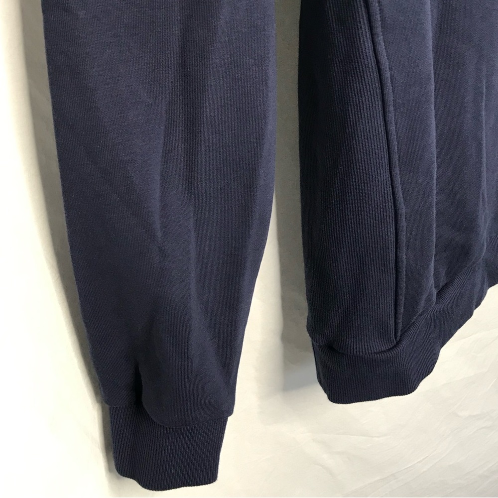 Fabletics Men's The Courtside Crew Neck L/S Sweatshirt Blue Size Large EUC - Picture 2 of 11